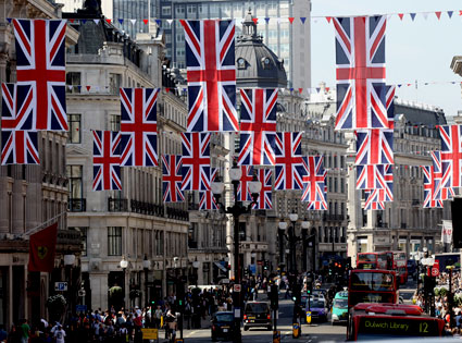 Regent Street, London, Royal Wedding Regent Street, London, Royal Wedding